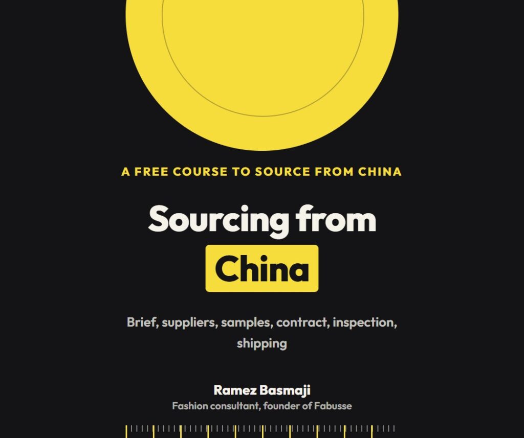 Sourcing Fashion Products from China: From Finding a Factory to Goods Landed